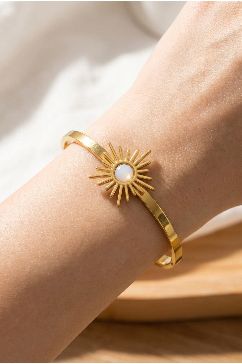 Sunburst Opal Bangle