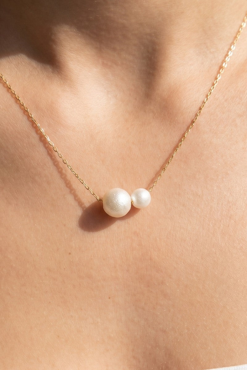 Floating Pearl Necklace