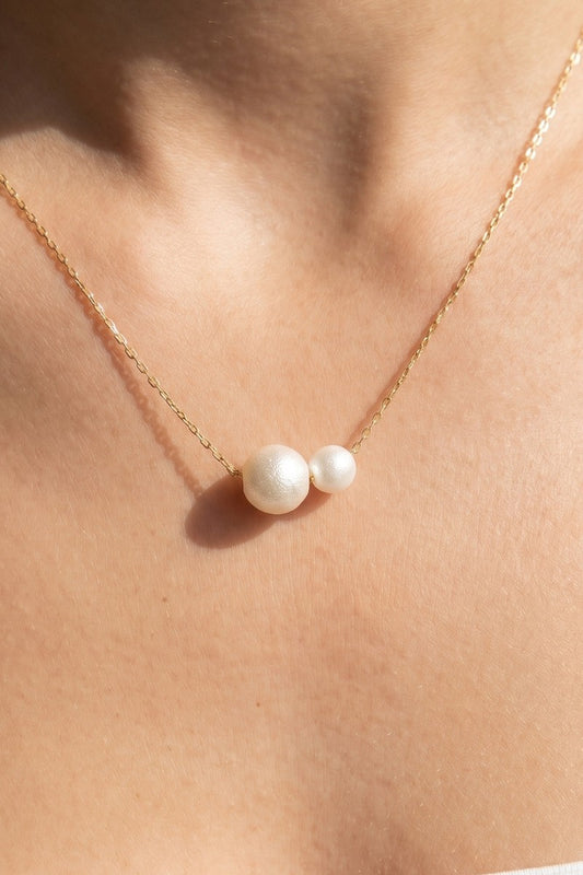 Floating Pearl Necklace
