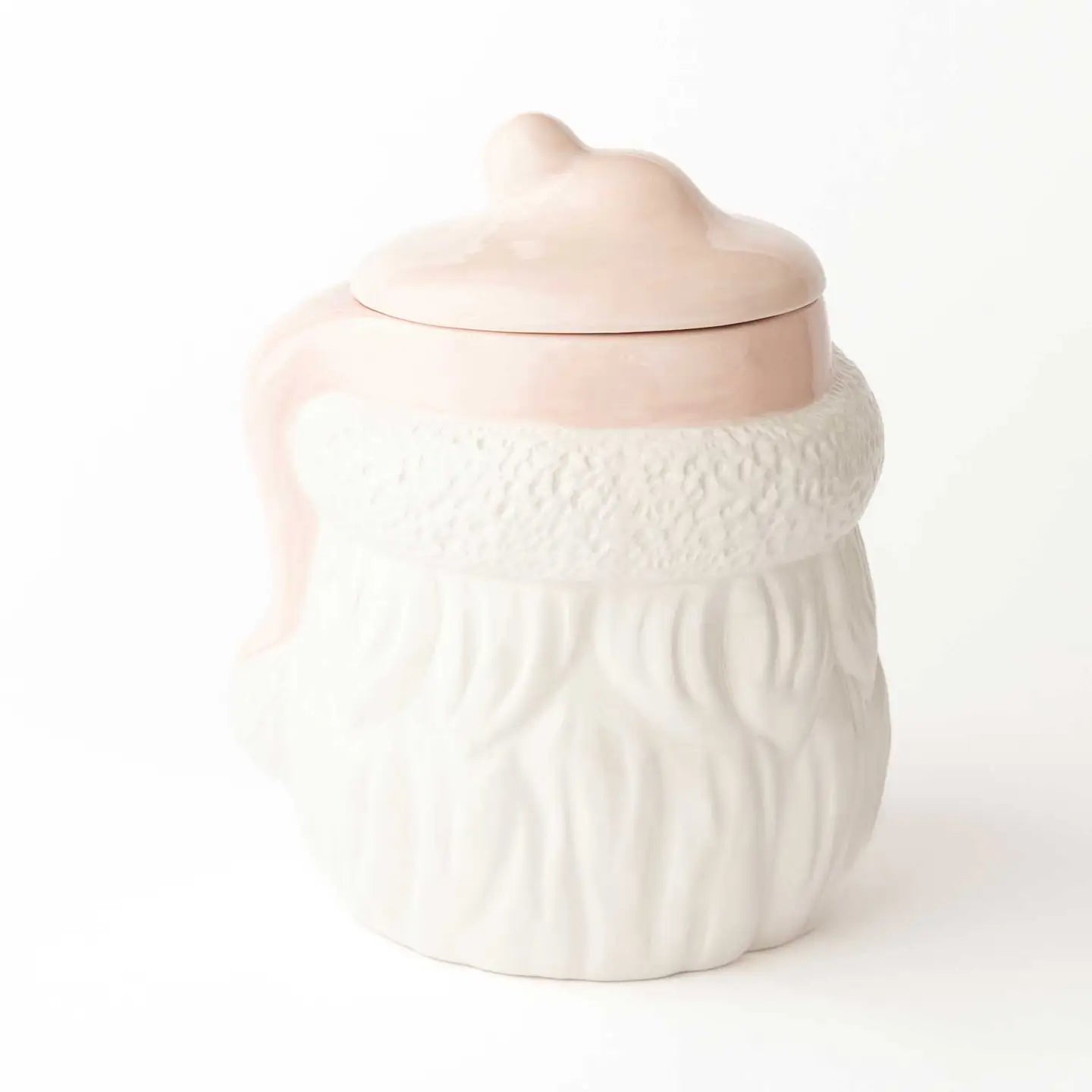 Santa Cookie Jar Pink