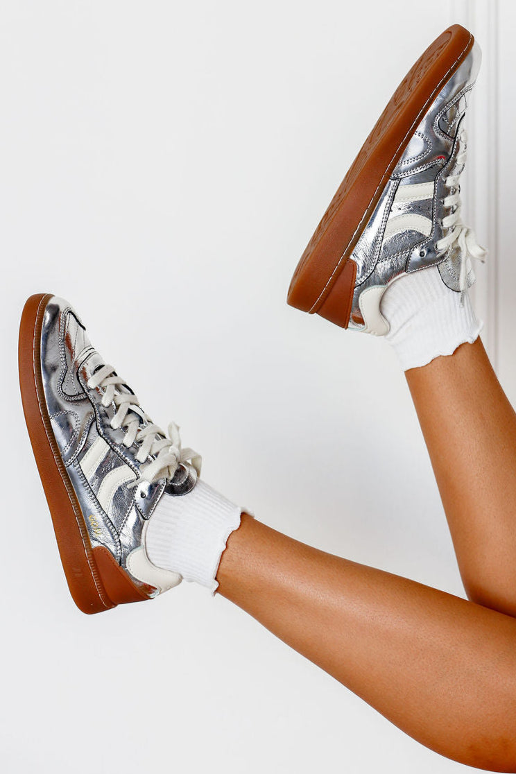 Goal Sneaker - Silver Mirror