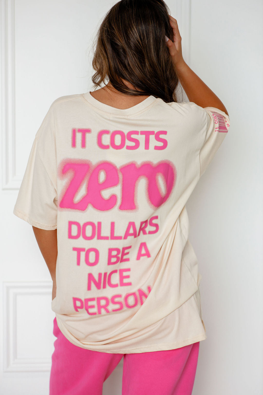 It Cost $0 Oversized Boyfriend Tee
