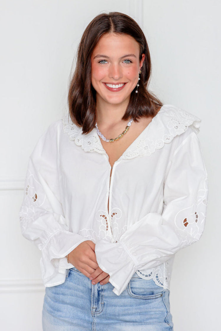 Reese Eyelet Blouse