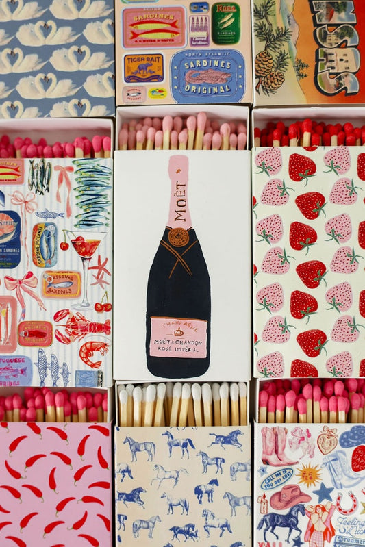 Pink Champagne Matchbox