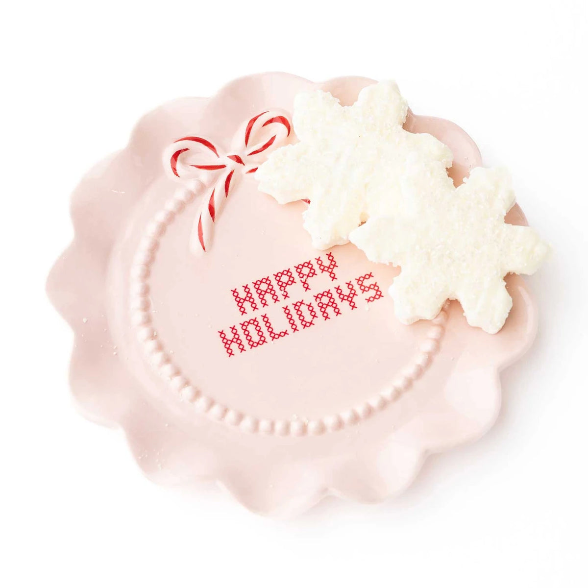 Happy Holidays Plate