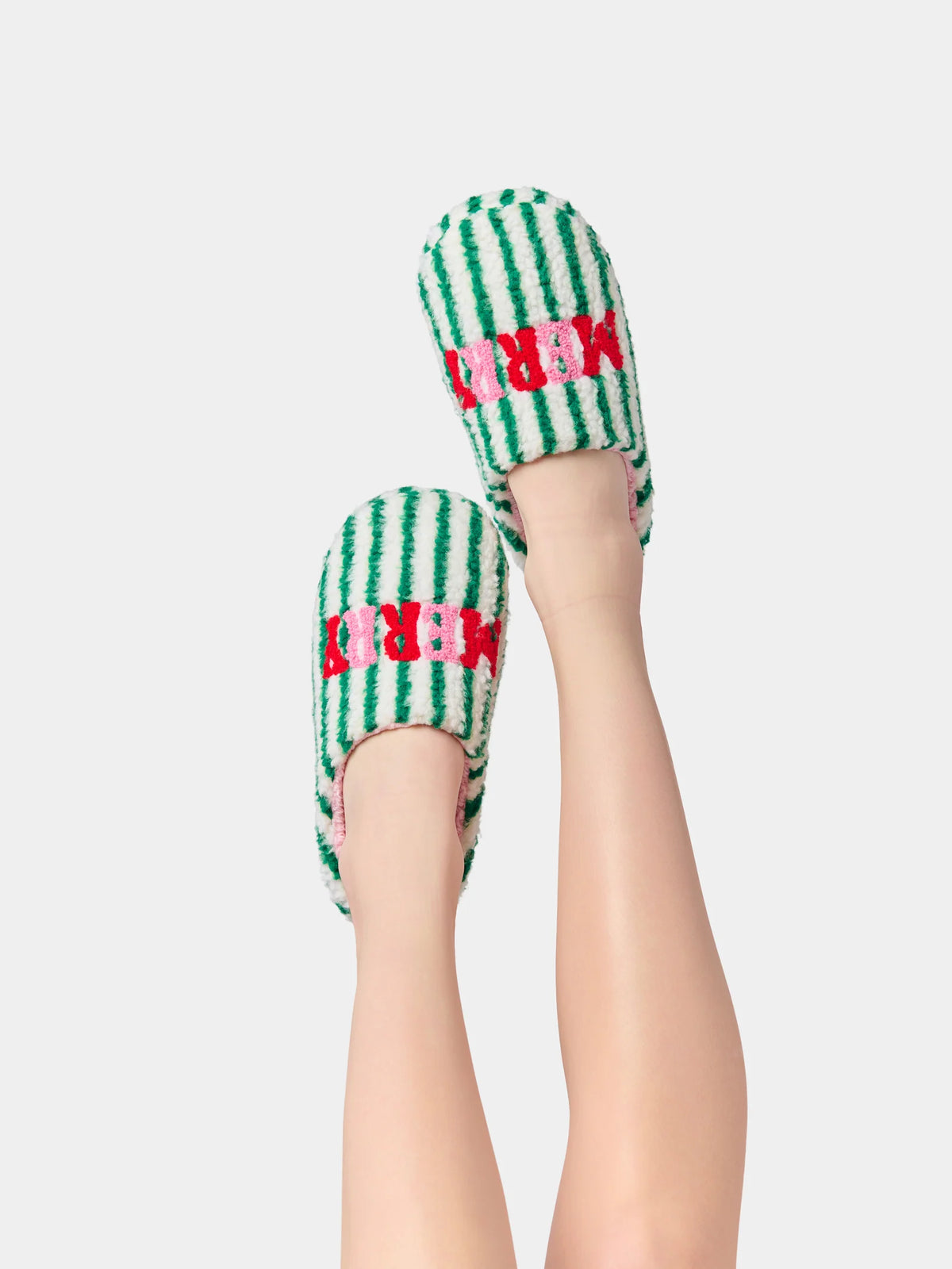 Merry Striped Slippers