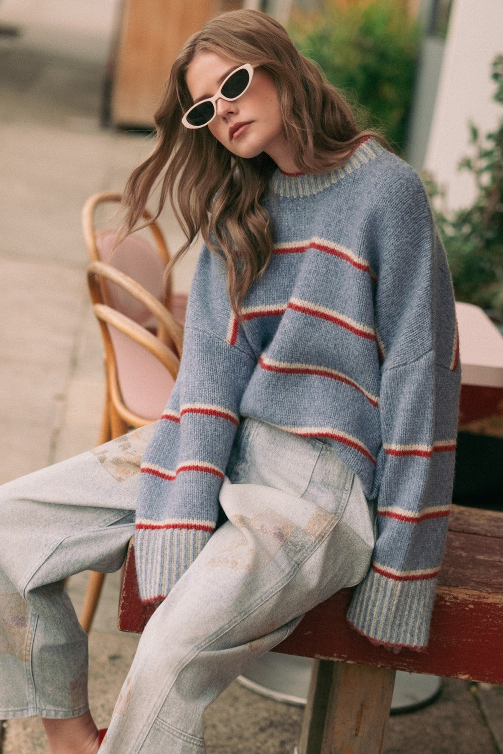 Tori Stripe Sweater