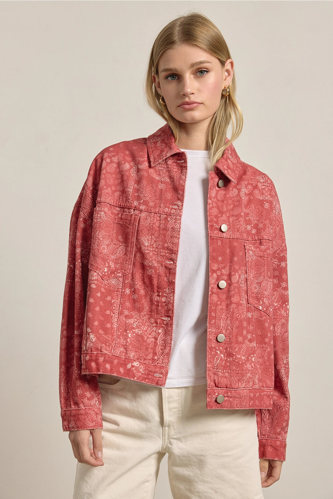 Paisley Vintage Wash Jacket - Clothe Boutique