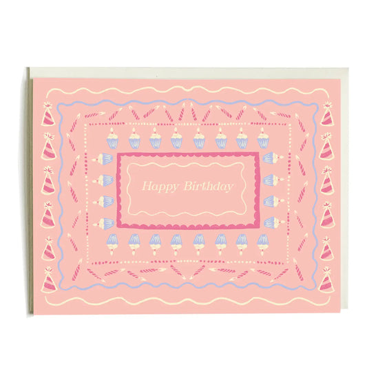 Party Hat Cupcake Birthday Card