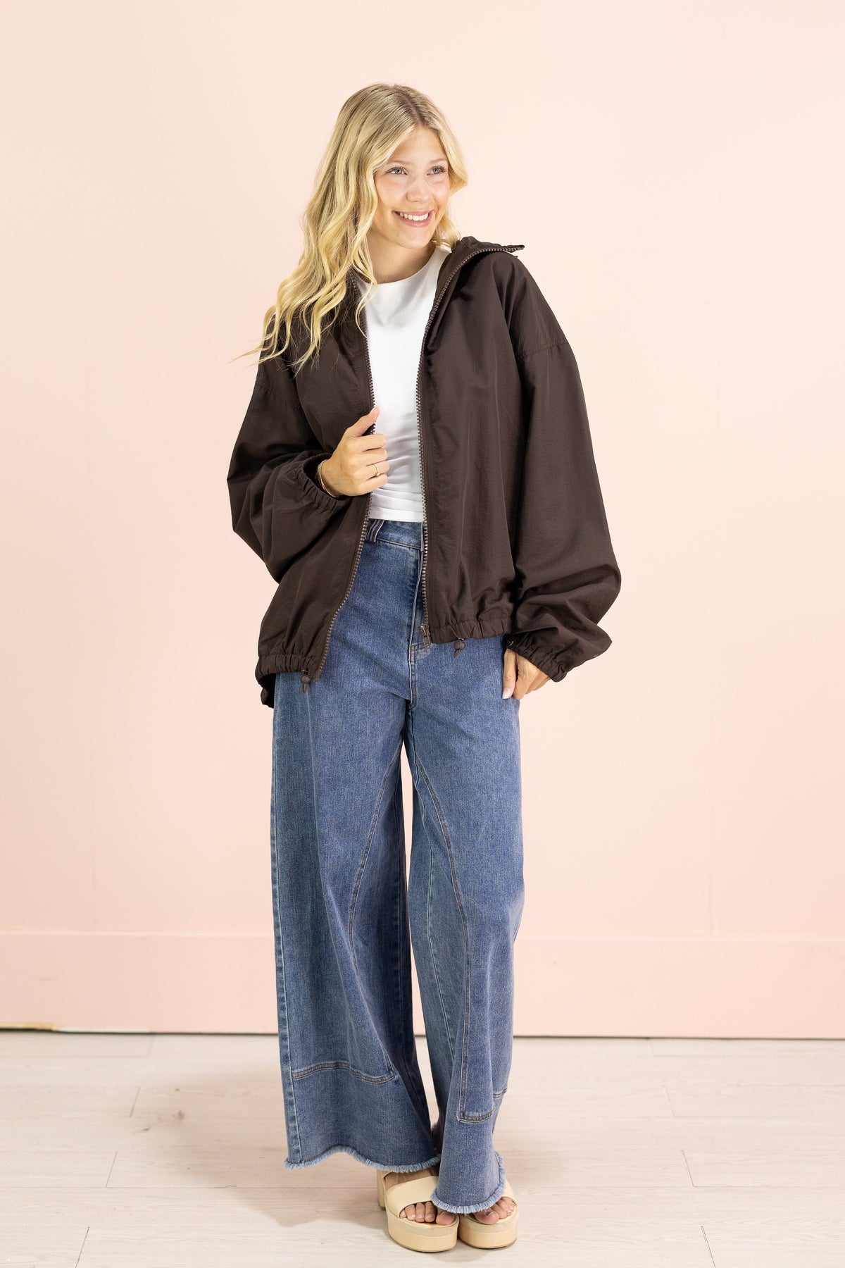 Rain Jacket Brown