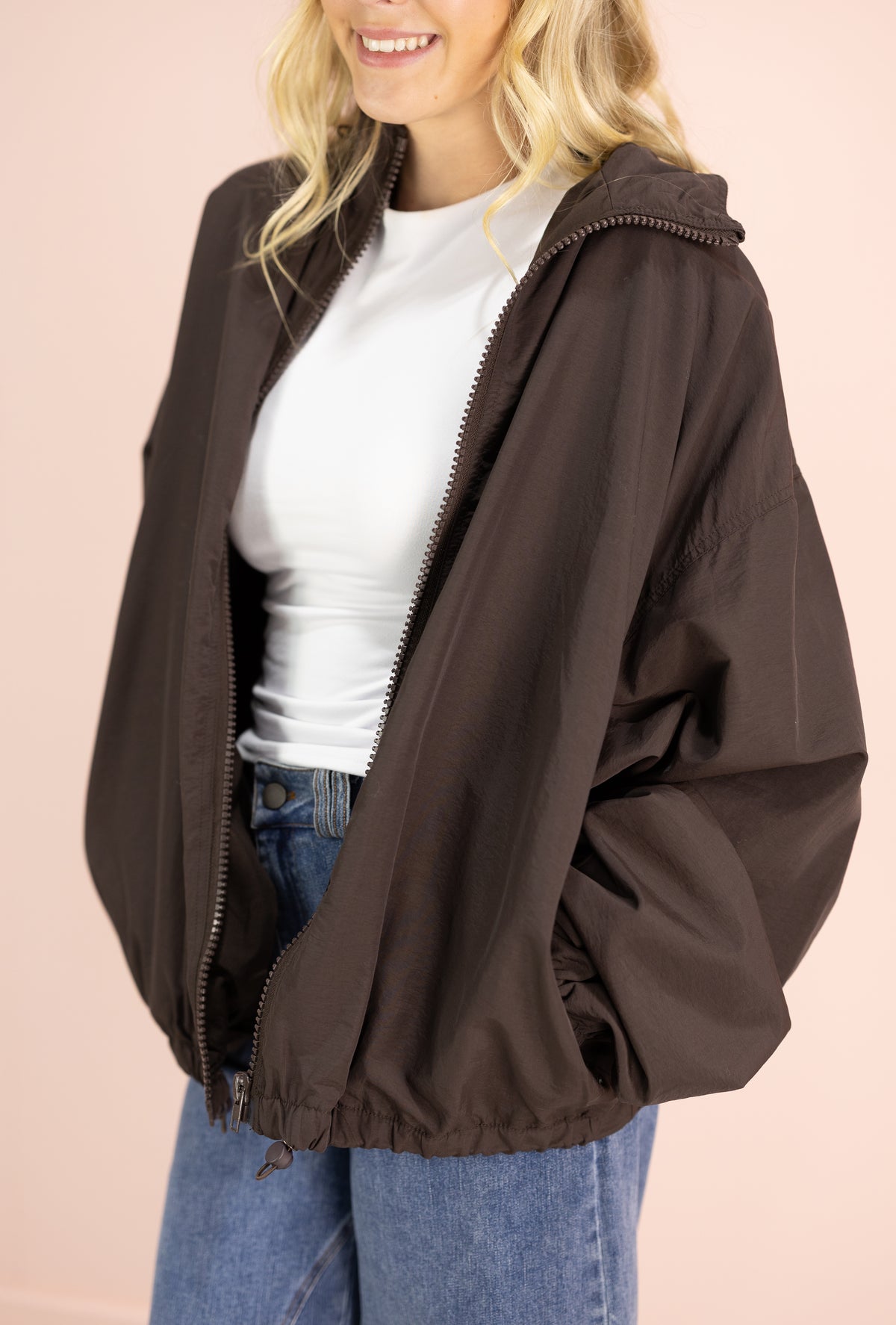 Rain Jacket Brown