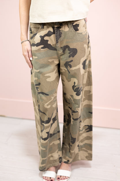 Camo Print Pants
