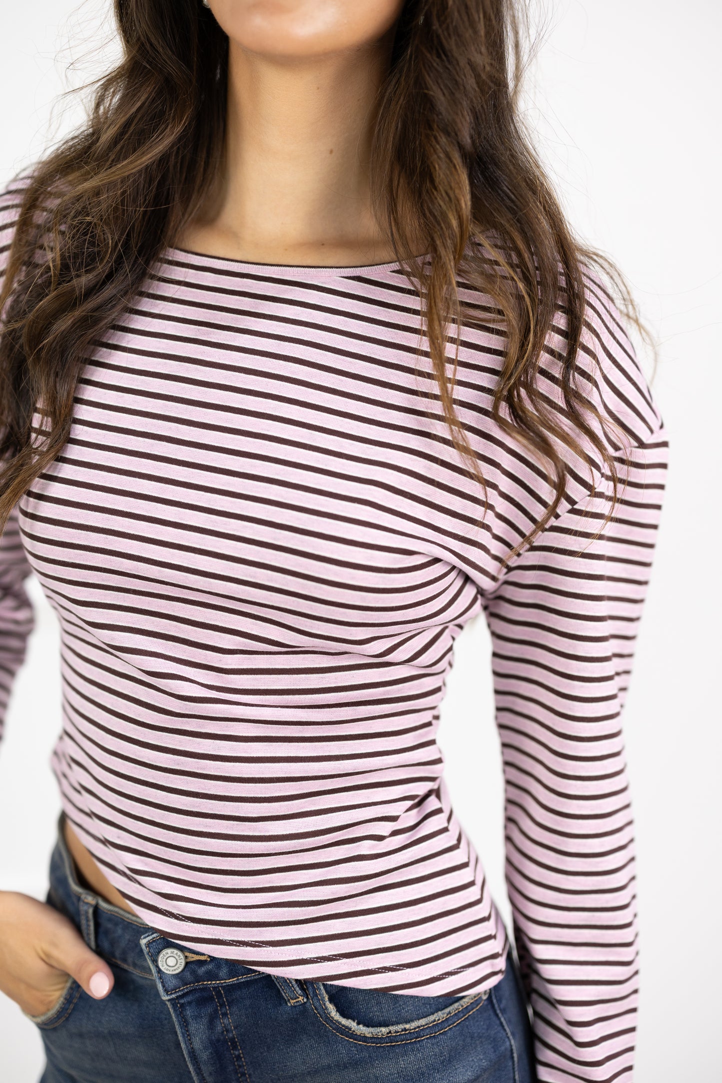 Oscar Asymmetrical Stripe Top