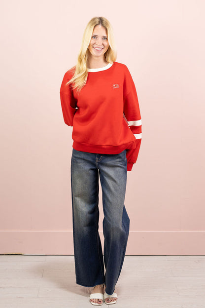 KC Varsity Embroidered Sweatshirt