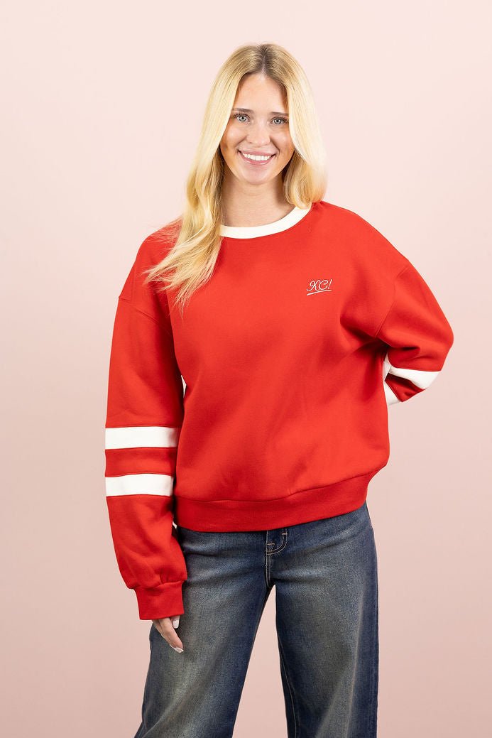 KC Varsity Embroidered Sweatshirt