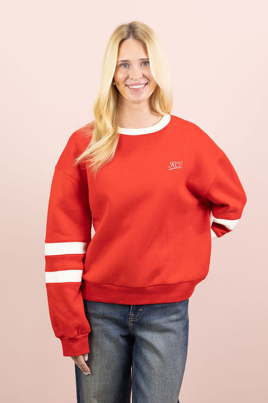 KC Varsity Embroidered Sweatshirt