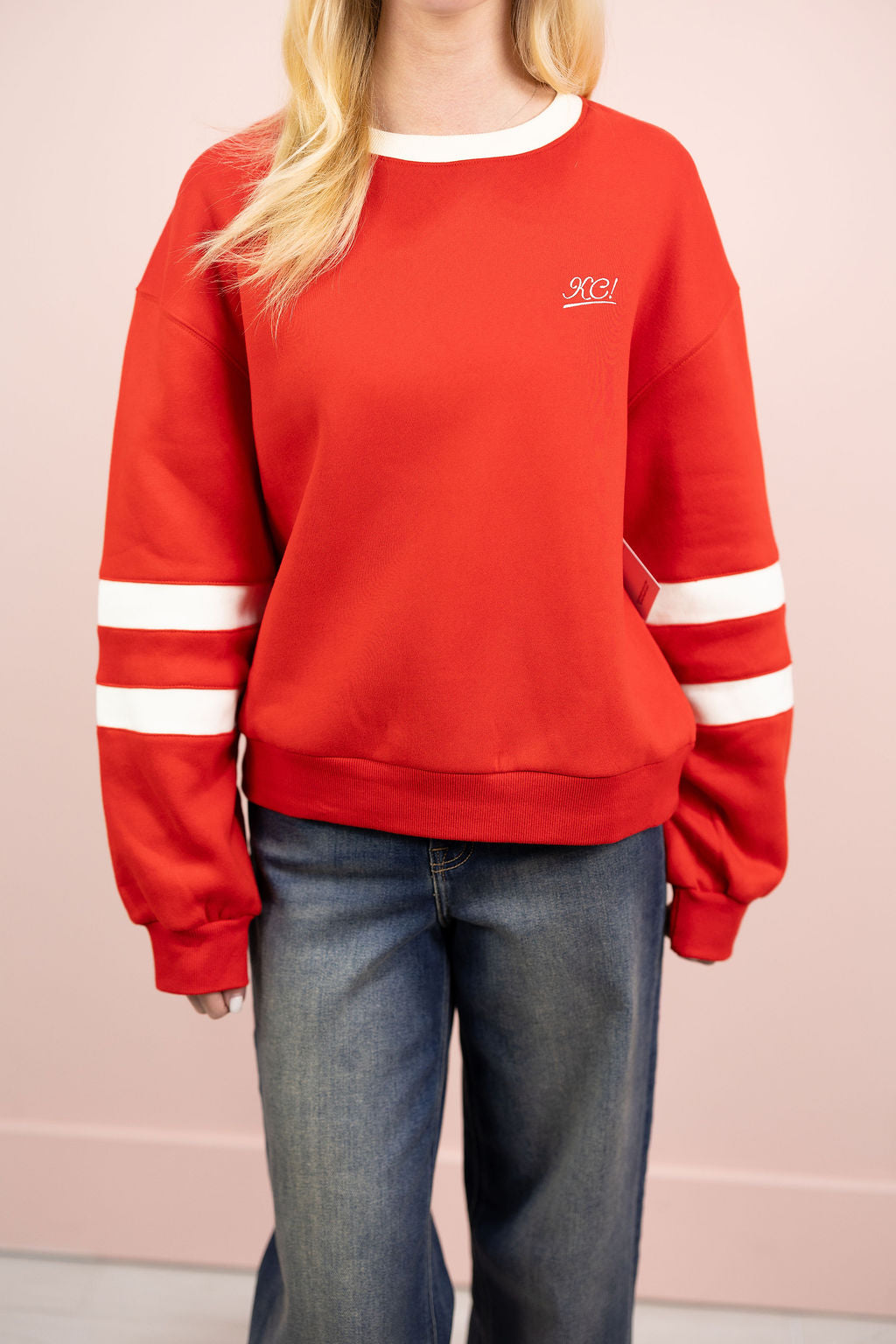 KC Varsity Embroidered Sweatshirt
