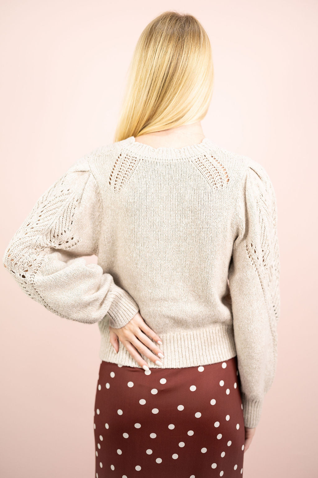 Elloise Button Front Cardigan