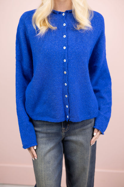 Royal Button Up Sweater