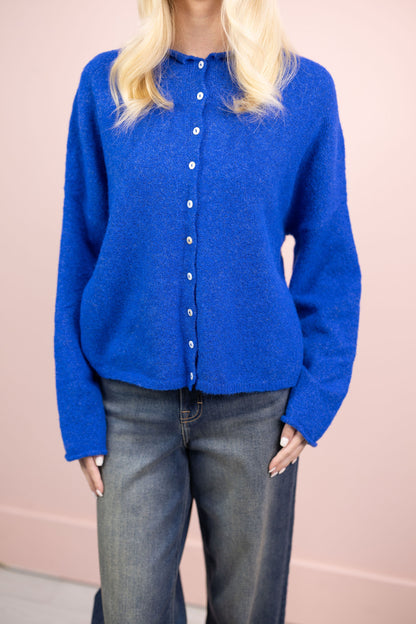 Royal Button Up Sweater
