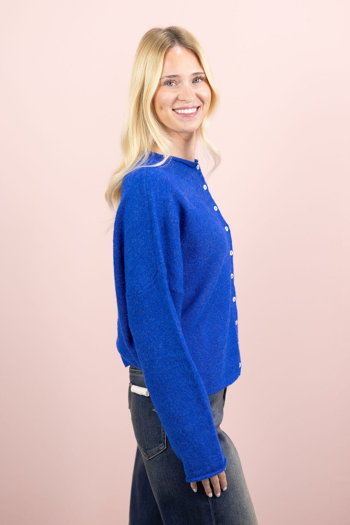 Royal Button Up Sweater