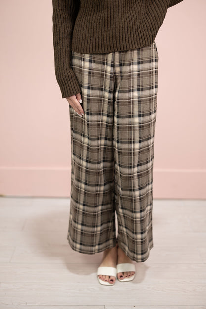 Dori Plaid Pattern Pants