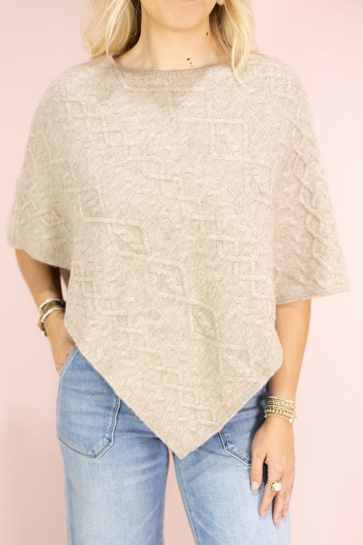 Candance Poncho Sweater