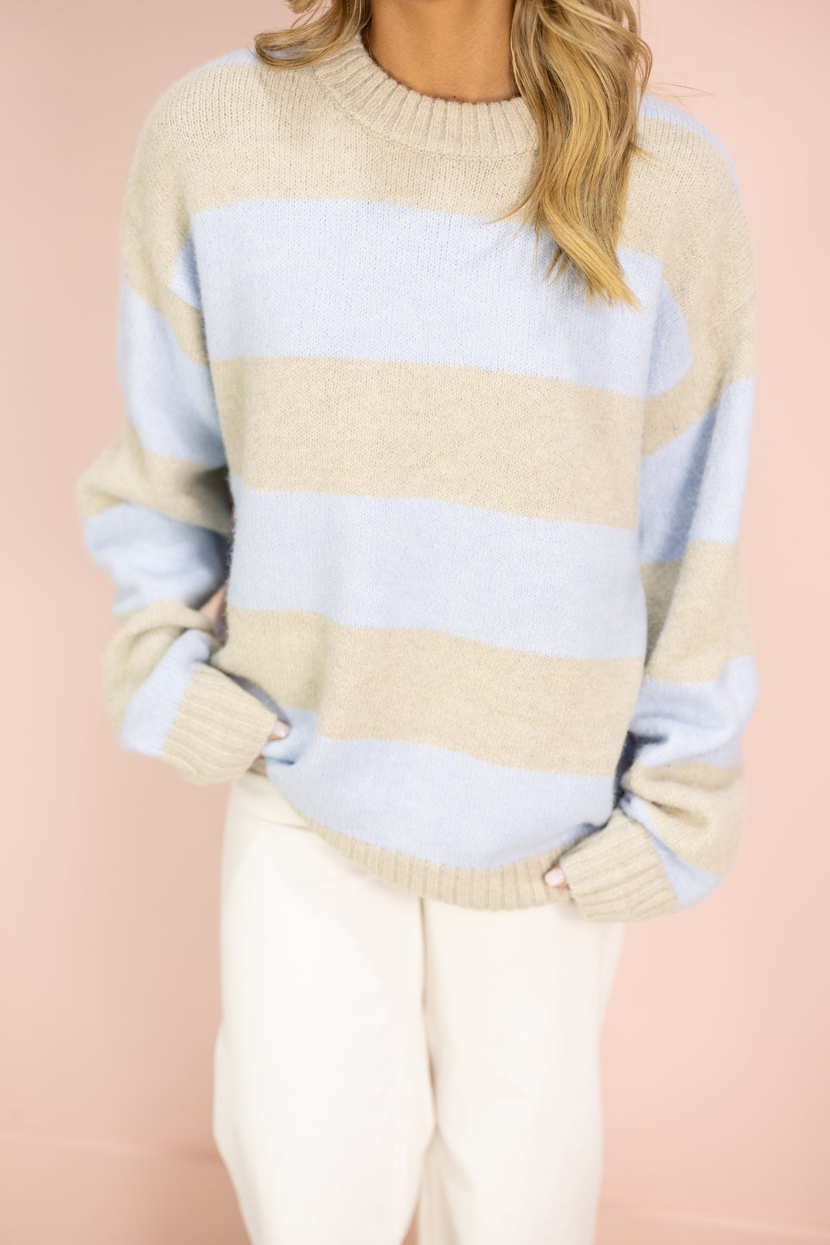 Carson Striped Pullover Sweater