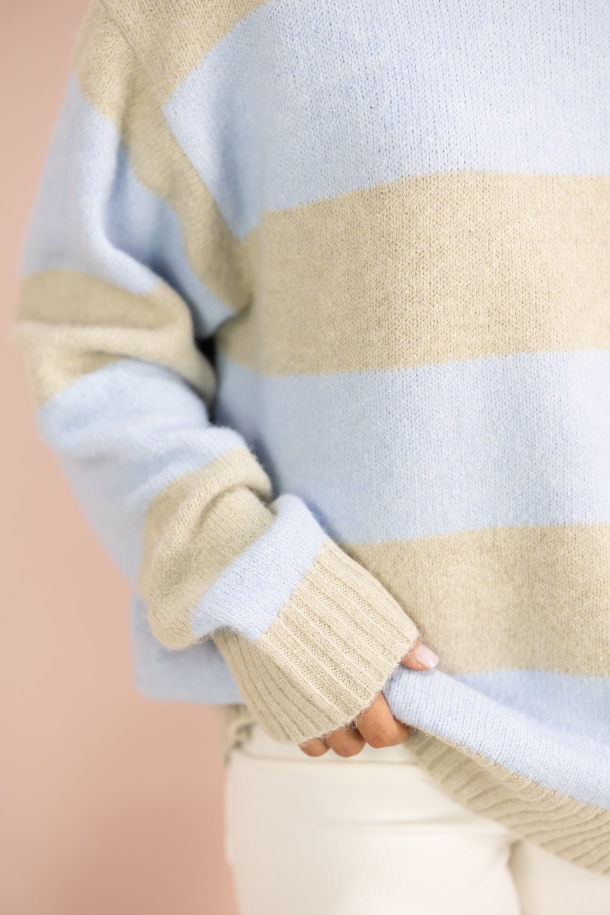 Carson Striped Pullover Sweater