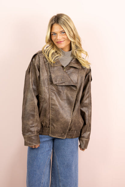 Otis Brown Vegan Lether Jacket