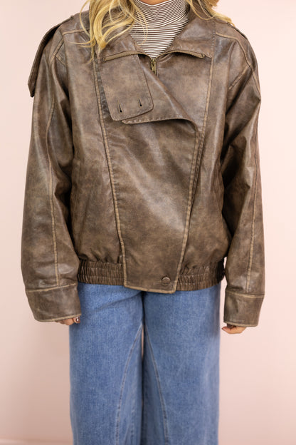 Otis Brown Vegan Lether Jacket