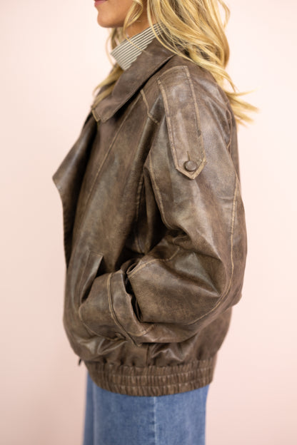 Otis Brown Vegan Lether Jacket