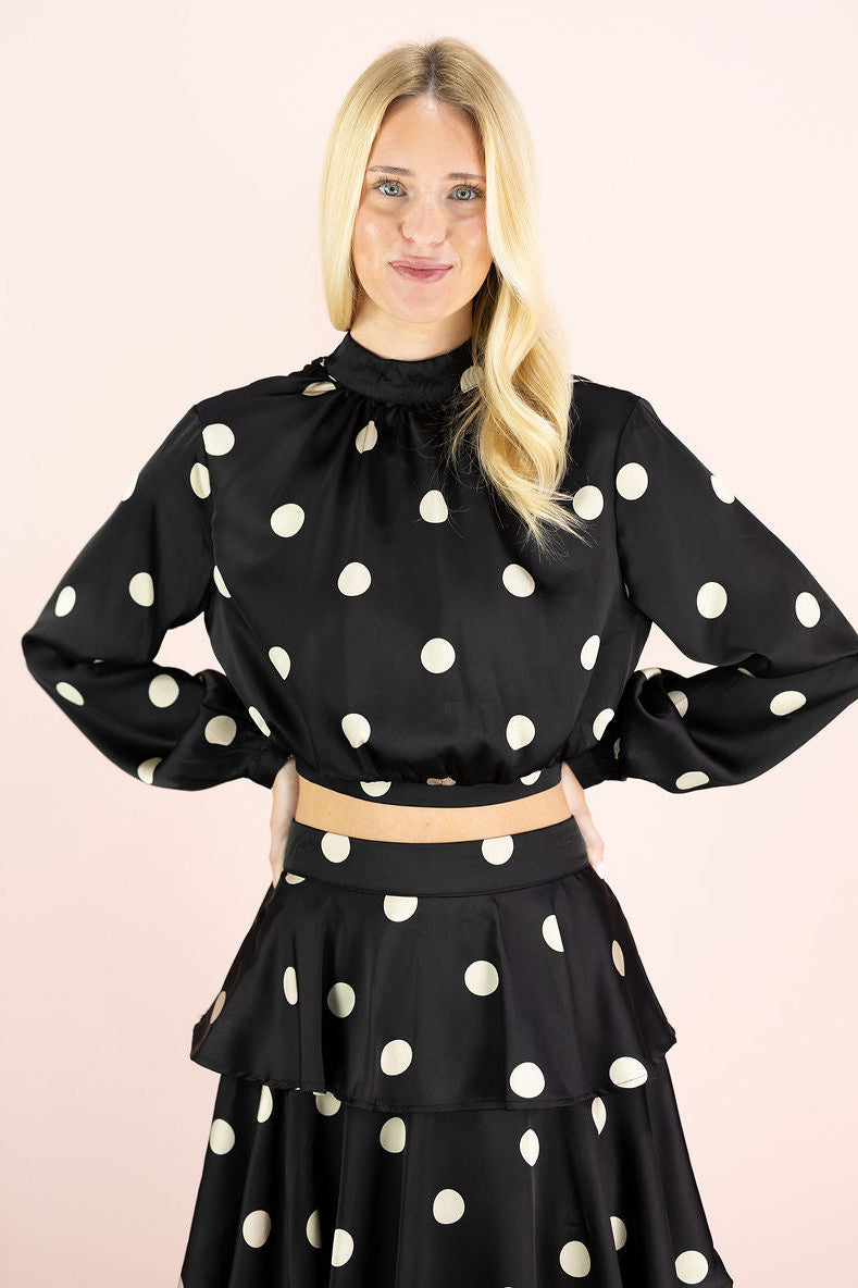 Nia Polka Dot Top & Skirt Set of 2