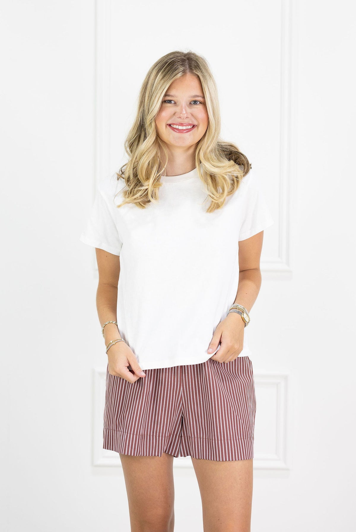 White Short Sleeve Tee