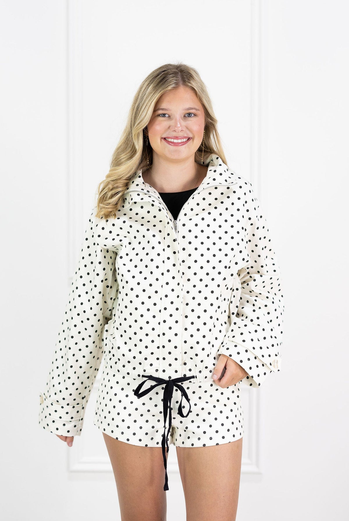Cream Polka Dot Jacket