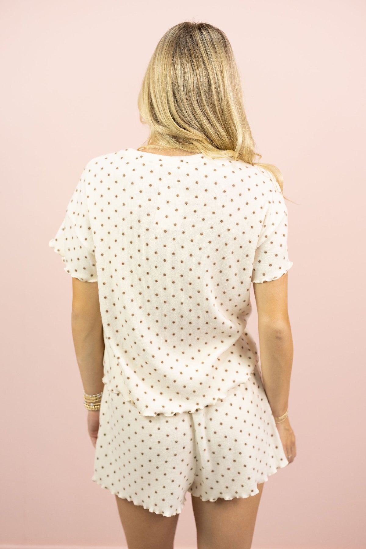 Polka Dot Lounge Knit Set of 2