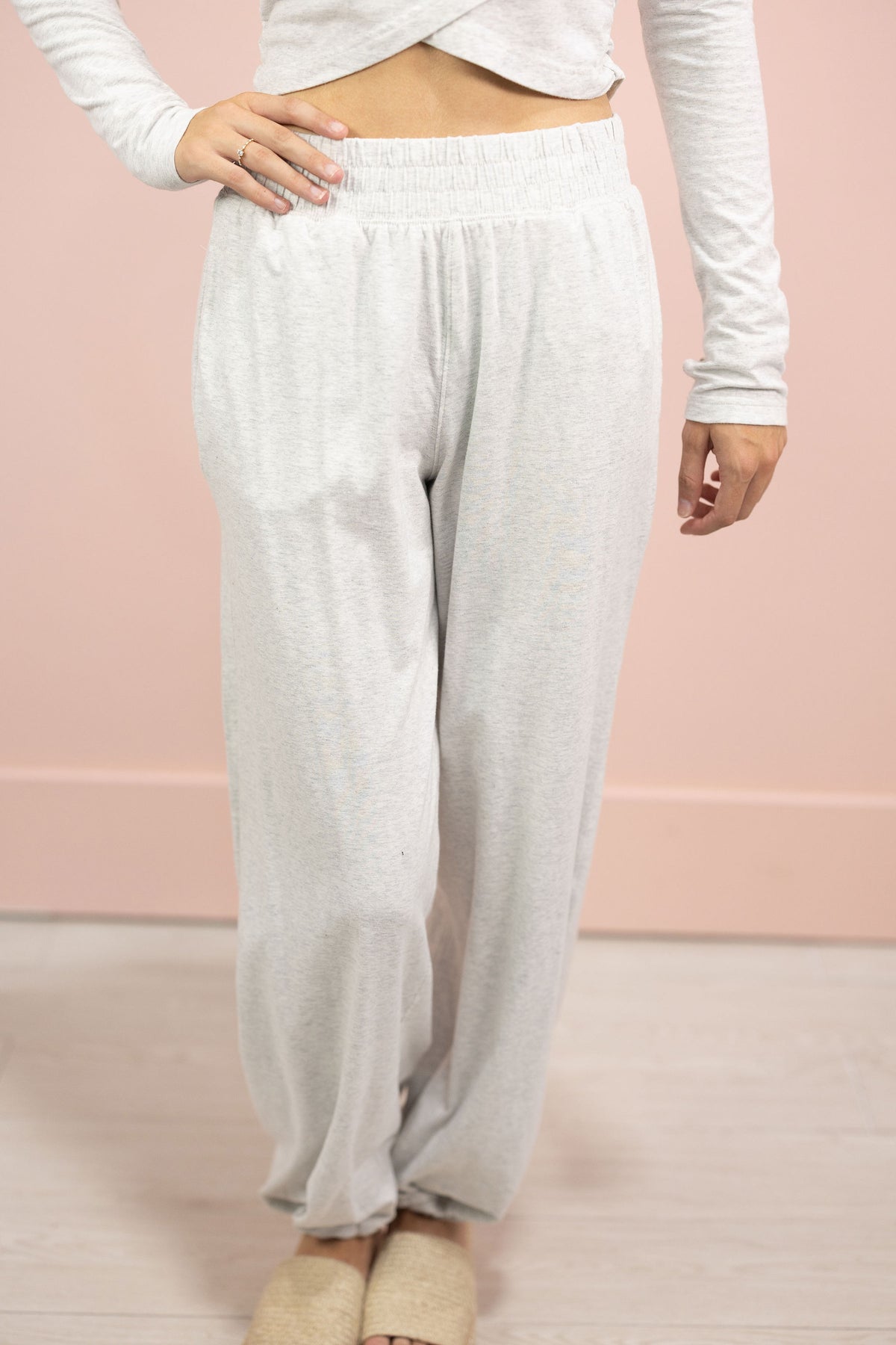 Crossover Long Sleeve Set of 2 Grey