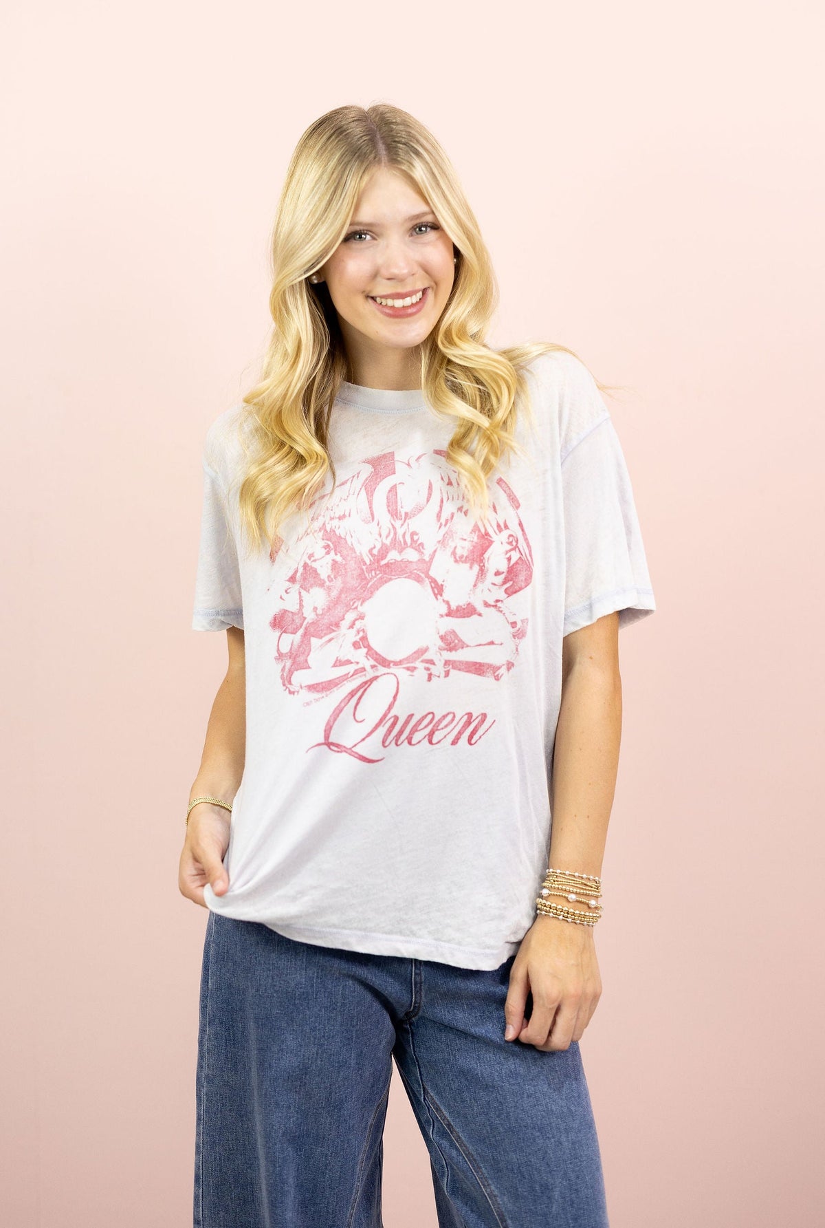 Queen Best Friend Burnout Tee
