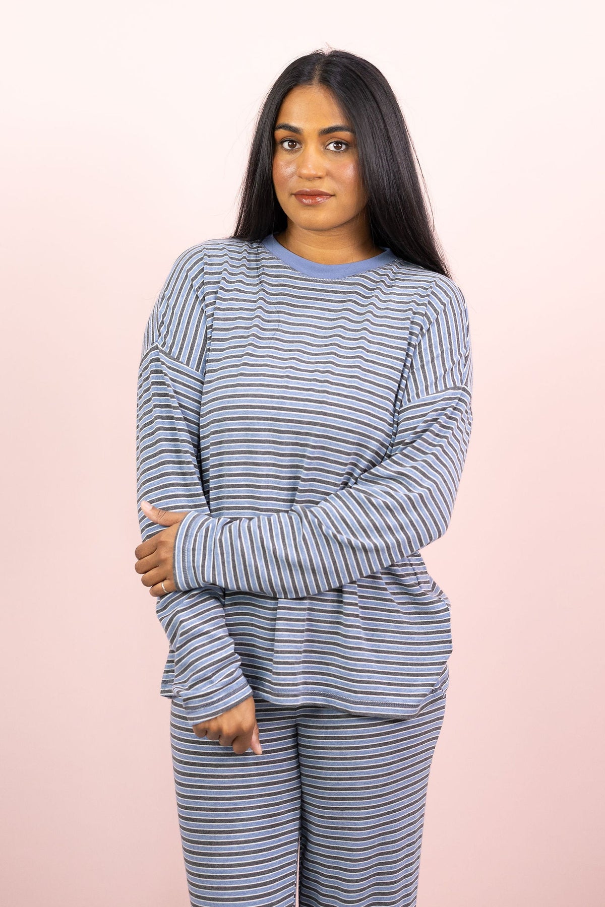 Langston Stripe Pants Blue/Grey