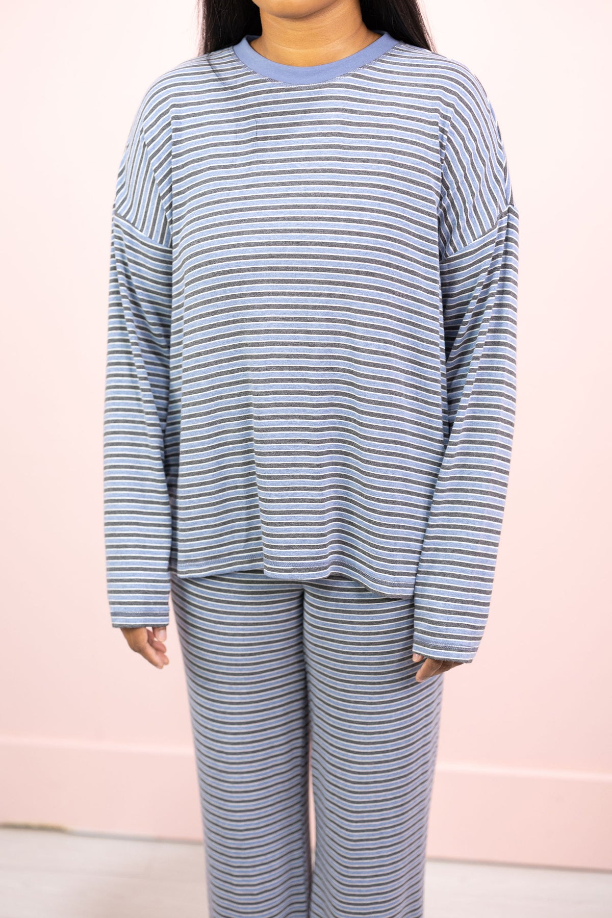 Langston Stripe Pants Blue/Grey