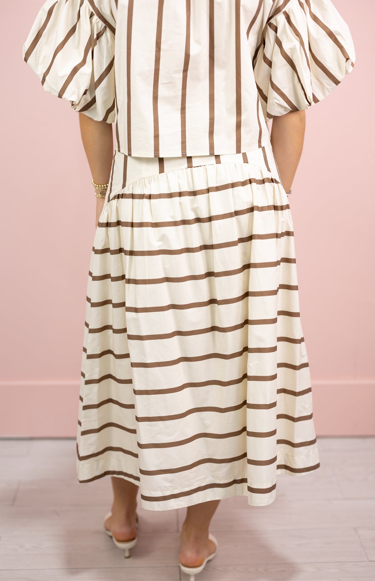 Sophia Stripe Maxi Skirt