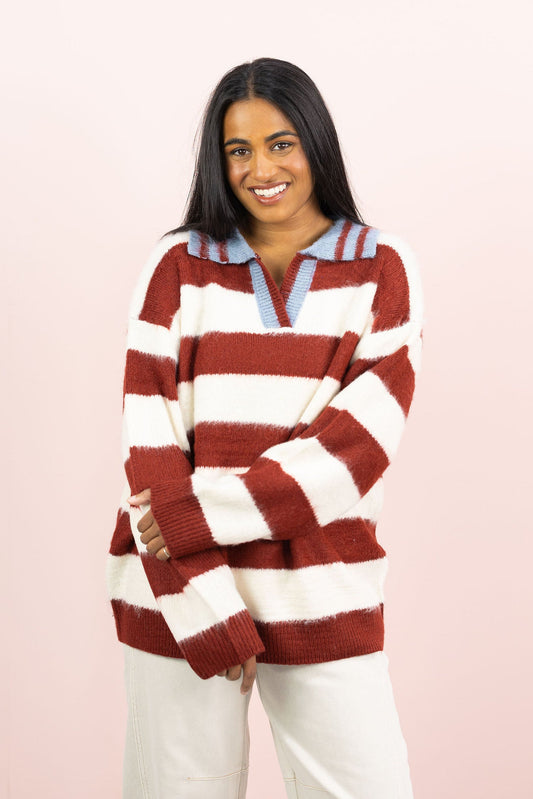 Oxford Stripe Sweater