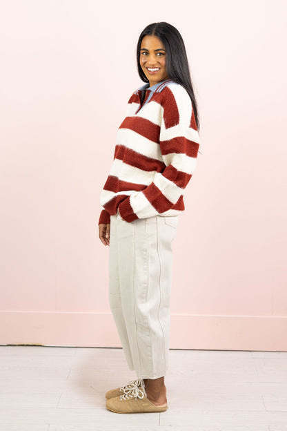 Oxford Stripe Sweater