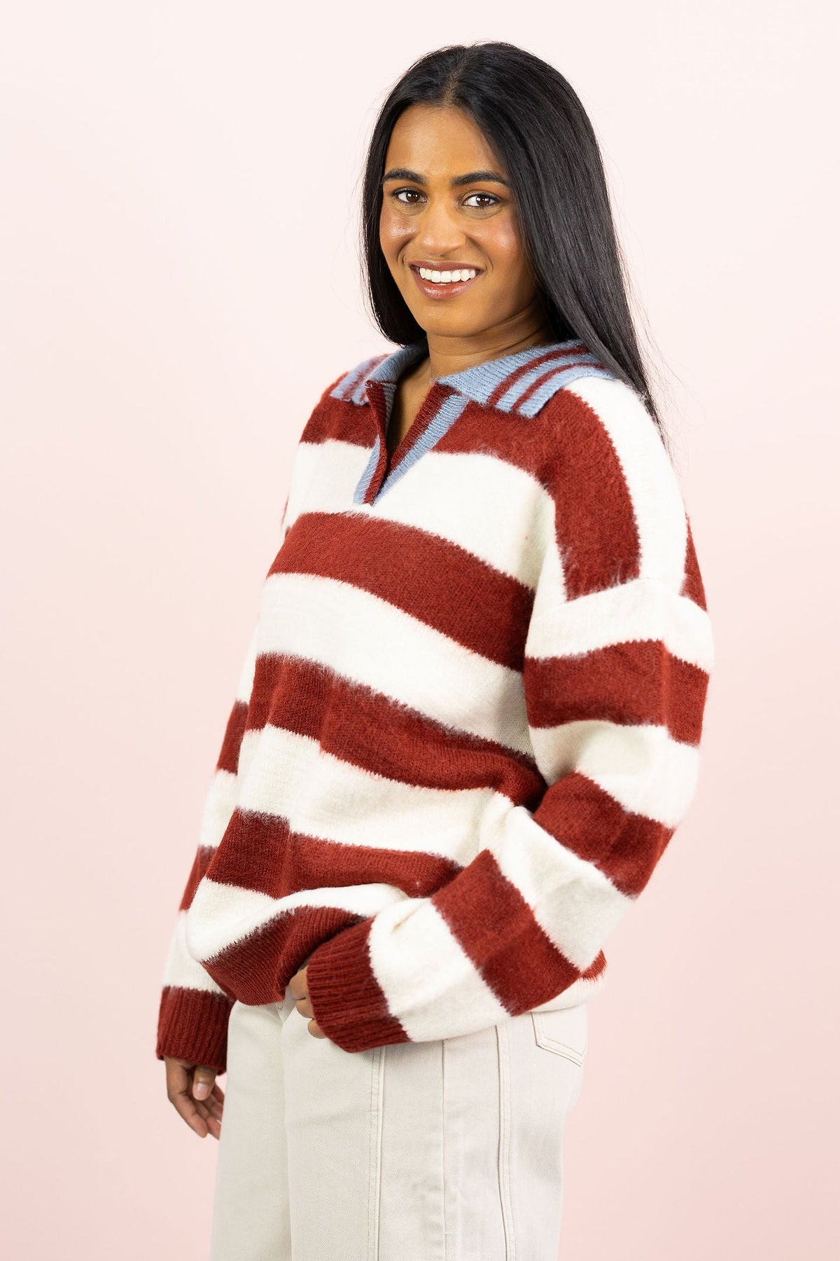 Oxford Stripe Sweater