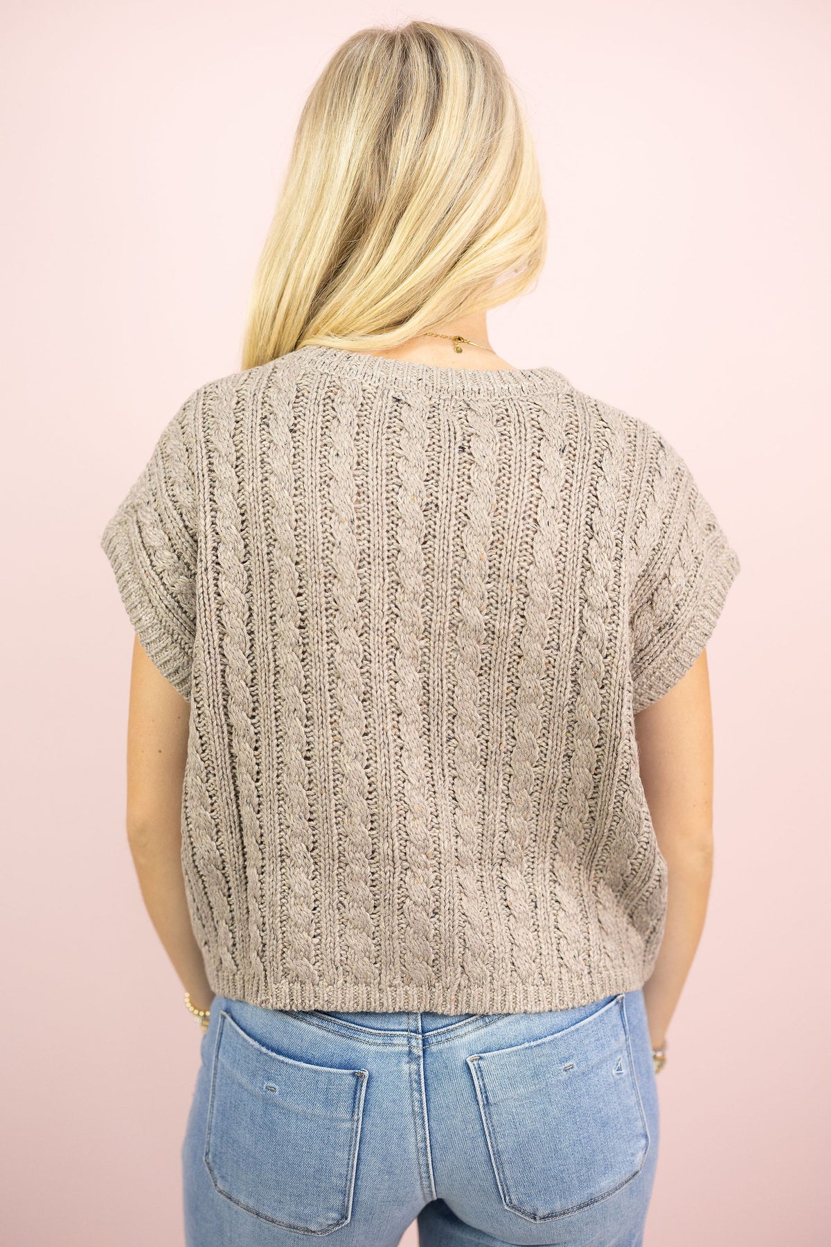 Effortless Cable Knit Tank