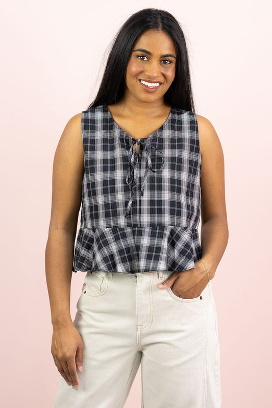 Petite Pause Ruffle Top