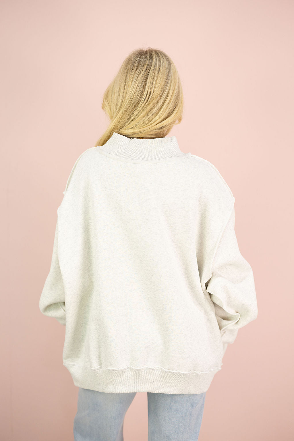 Mallard Embroidered Mock Neck