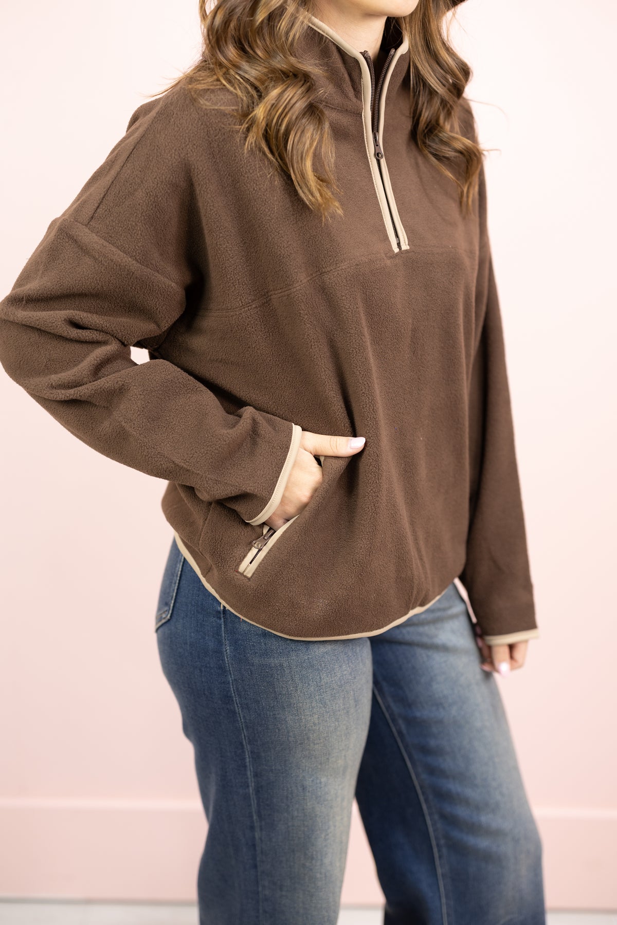 Espresso Fleece Pullover