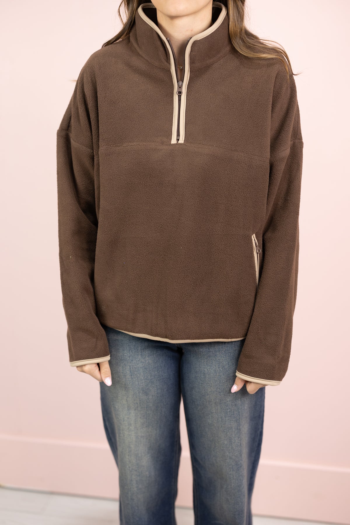 Espresso Fleece Pullover