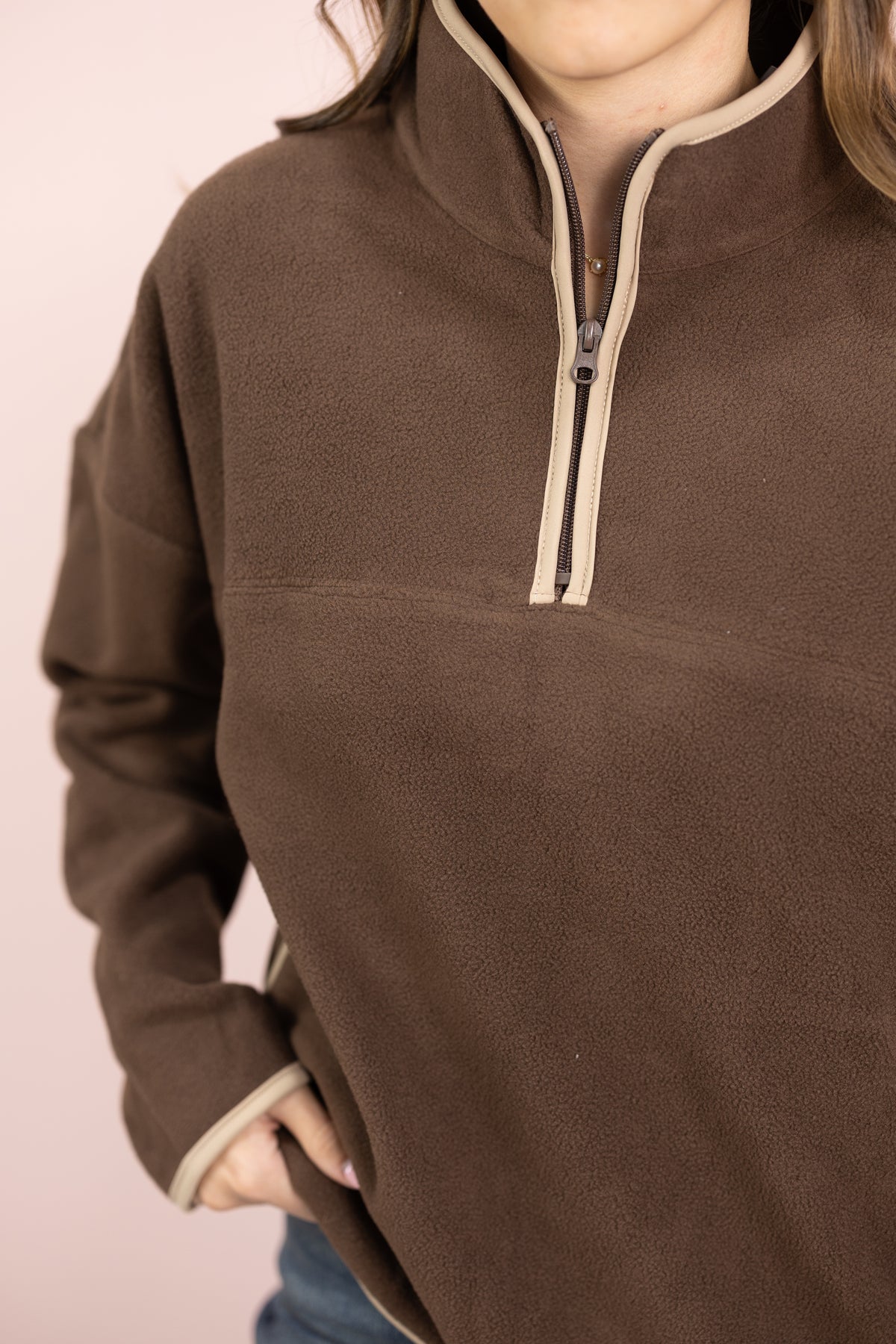 Espresso Fleece Pullover